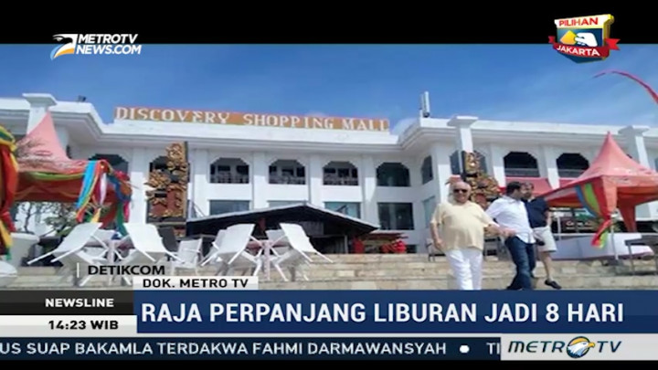 Rombongan Raja Salman Bawa 16 Ton Oleh-oleh dari Bali