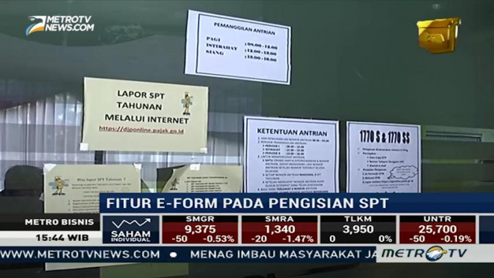 Lapor SPT Online Lebih Mudah dengan e-Form