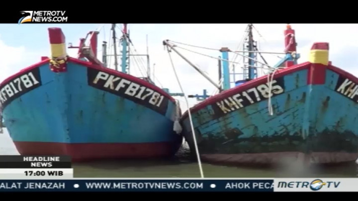 Kapal Pencuri Ikan Berbendera Malaysia Diamankan