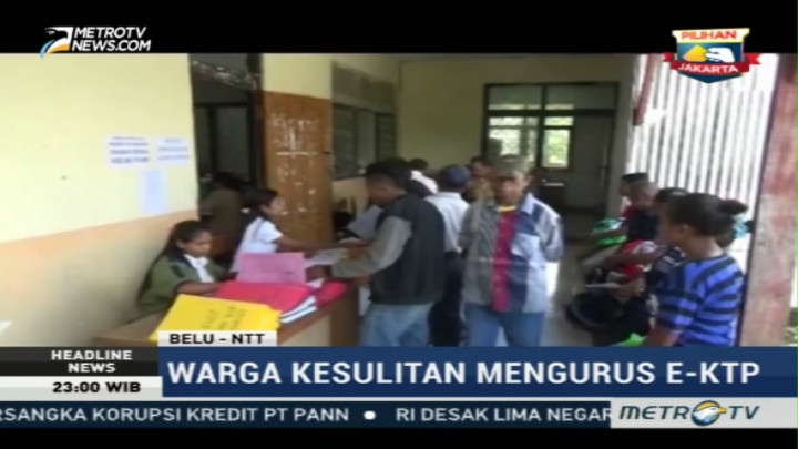 Blangko Kosong, Pengurusan e-KTP di Kabupaten Belu Terkendala