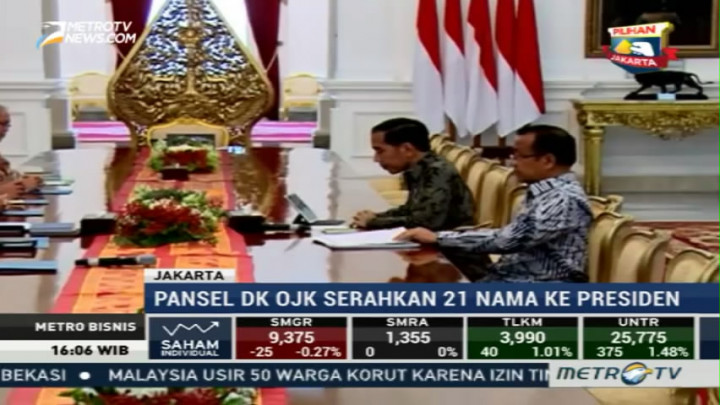 Jokowi akan Pilih 14 Nama Calon Dewan Komisioner OJK