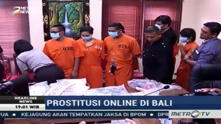 Polda Bali Ungkap Bisnis Prostitusi Online