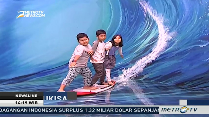 Tampak Nyata di Atas Lukisan Tiga Dimensi