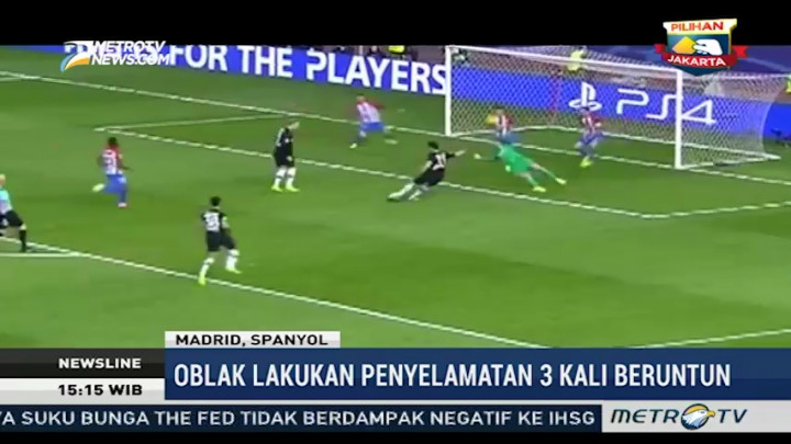 Penyelamatan Luar Biasa Jan Oblak Loloskan Atletico Madrid