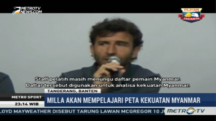 Luis Milla Siapkan 26 Pemain Hadapi Myanmar di Laga Uji Coba