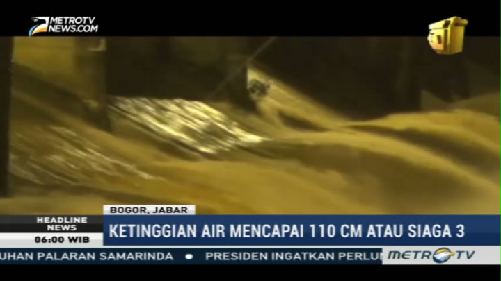 Bendungan Katulampa Siaga Tiga