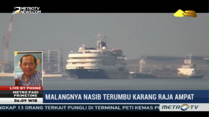 Ini Penyebab Caledonian Sky Tabrak Terumbu Karang Raja Ampat