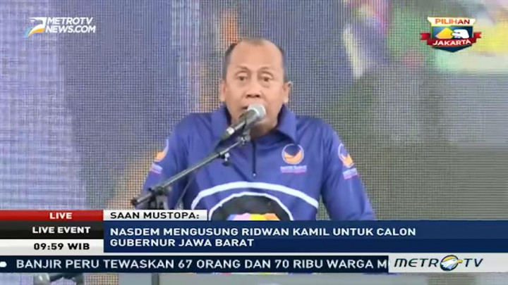 Saan Mustopa: Ridwan Kamil Calon Terbaik di Jawa Barat