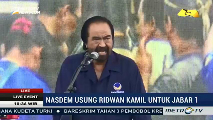 Surya Paloh Bersyukur NasDem Torehkan Prestasi di Usia Muda