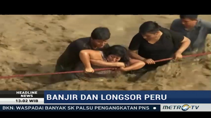Peru Berlakukan Status Darurat Banjir