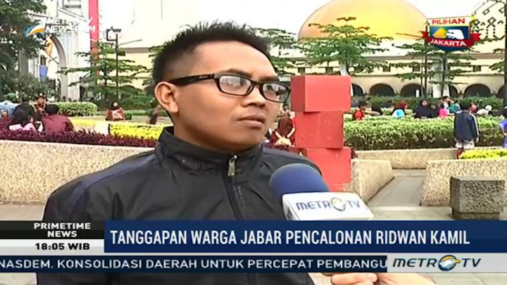 Tanggapan Warga Jabar Soal Pencalonan Ridwan Kamil
