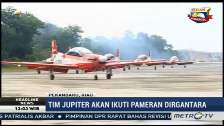 Tim Aerobatic Jupiter TNI AU Ikuti Pameran Dirgantara Internasional
