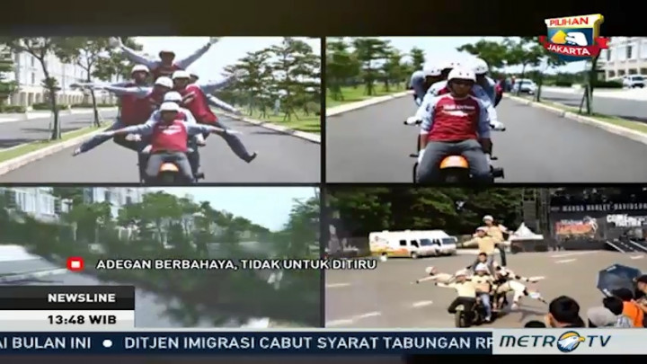 Atraksi Pecinta Motor Sport Harley Davidson