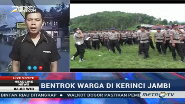 Situasi di Kerinci Kembali Kondusif