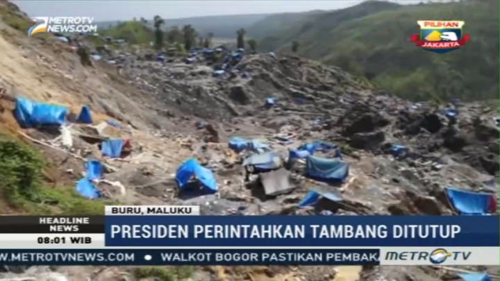 Tambang Emas Gunung Botak Ditutup untuk ke-25 Kalinya