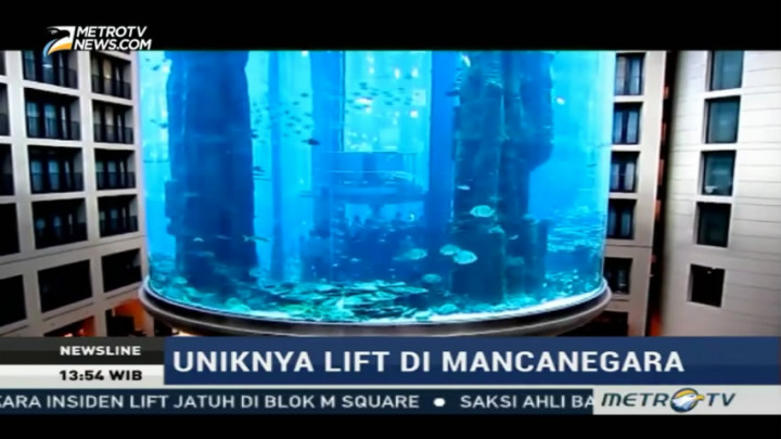 Tiga Lift Unik di Mancanegara