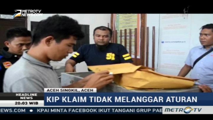 KIP Aceh Singkil Buka 28 Kotak Suara