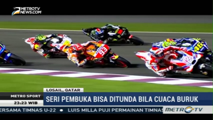 Seri Pembuka GP Qatar Bisa Ditunda Jika Cuaca Buruk