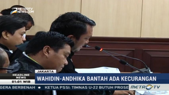 Wahidin-Andhika Tolak Seluruh Gugatan