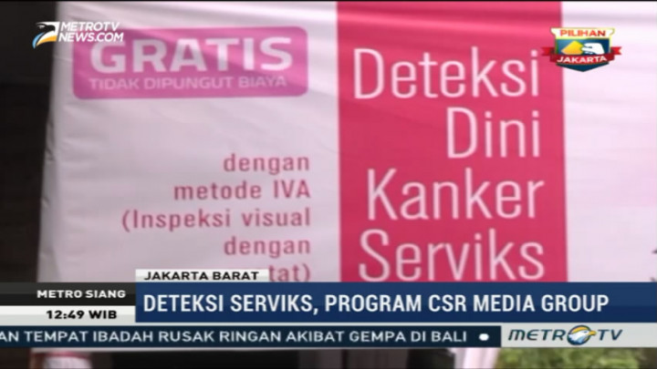 CSR Media Group Gelar Deteksi Dini Kanker Serviks