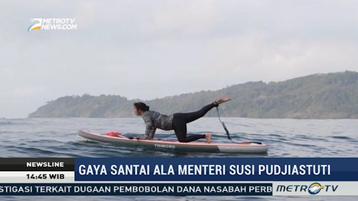 Berbagai Aksi dan Gaya Nyentrik Menteri Susi