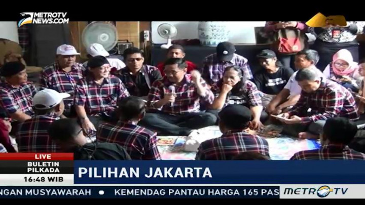 Djarot Bertemu Paguyuban Ketoprak di Sunter