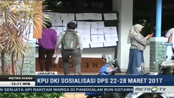 KPU DKI Mulai Sosialisasikan DPS Hingga 28 Maret