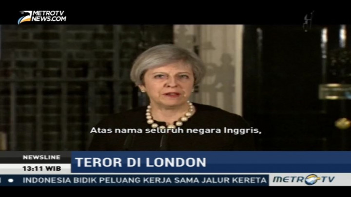 Teror London, PM Inggris Beri Penghormatan Tertinggi kepada Polisi