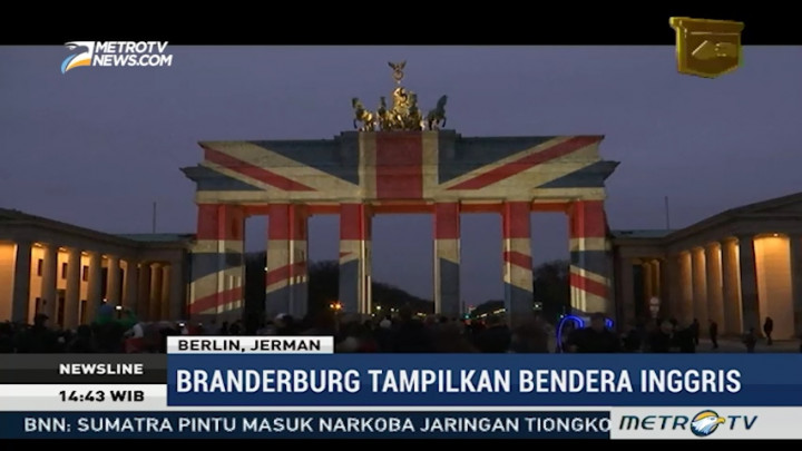 Solidaritas Serangan Teror, Bendera Inggris Tampil di Jerman