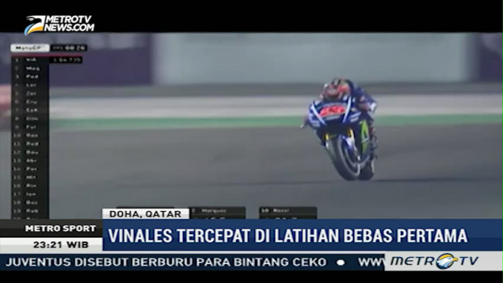 Vinales Tercepat di Sesi Latihan Pertama