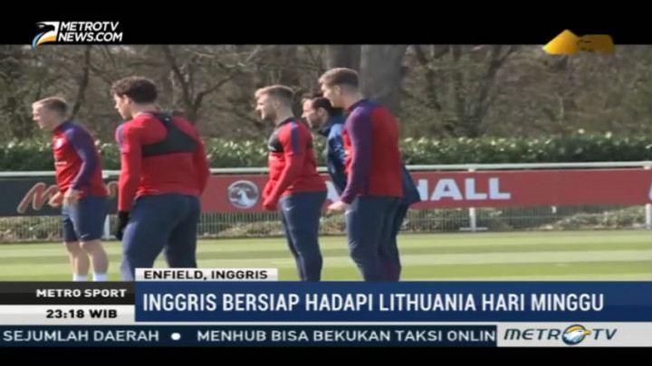 Inggris Bersiap Hadapi Lithuania