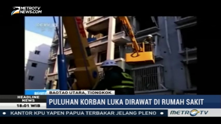 Lima Orang Tewas Akibat Ledakan Gas di Baotao Utara Tiongkok