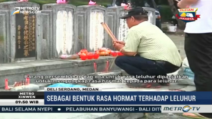 Warga Tionghoa di Deli Serdang Mulai Jalani Ritual Ceng Beng