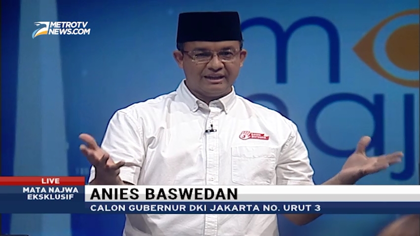 Anies Janji Pulihkan Kerukunan Warga Jakarta Jika Terpilih