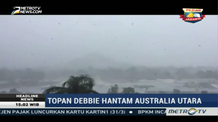 Topan Debbie Hantam Australia Utara