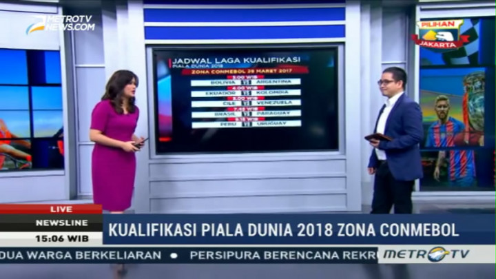 Persaingan di Kualifikasi Piala Dunia 2018 Zona Conmebol