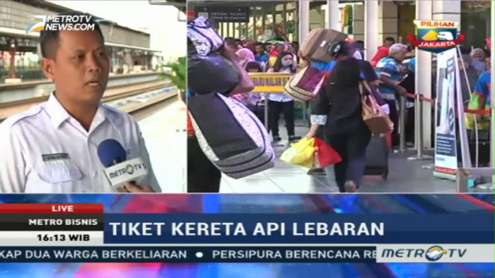 Stasiun Pasar Senen Siapkan 70 Ribu Tiket Tambahan untuk Lebaran