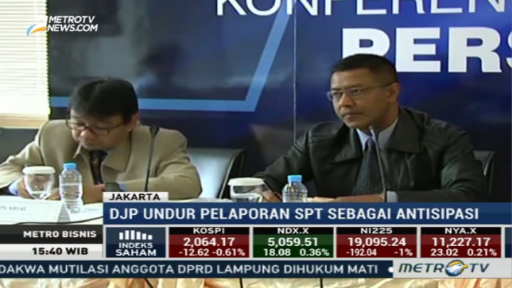 Laporan SPT Membludak, Server Ditjen Pajak Sempat Terganggu