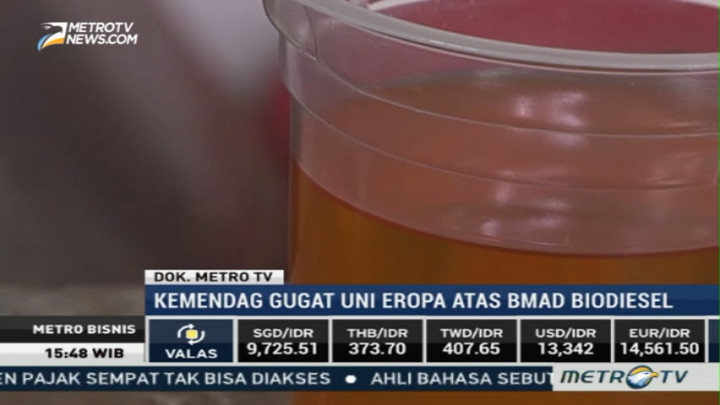 Kemendag RI akan Gugat Uni Eropa atas BMAD Biodesel