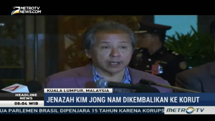 Jenazah Kim Jong-nam Dikembalikan ke Korut