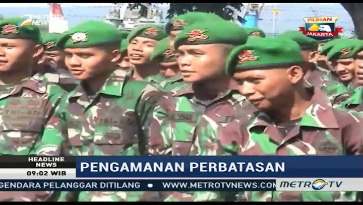 350 Personel 742/SWY Ditugaskan ke Perbatasan Indonesia-Timor Leste