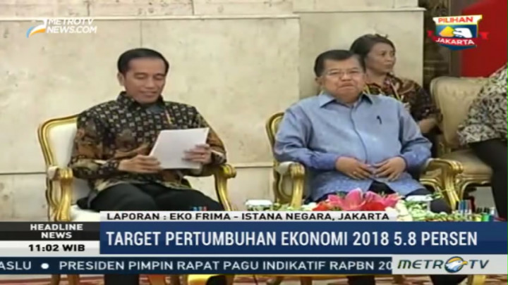 Jokowi Pimpin Rapat Paripurna Bahas Pagu Indikatif RAPBN 2018
