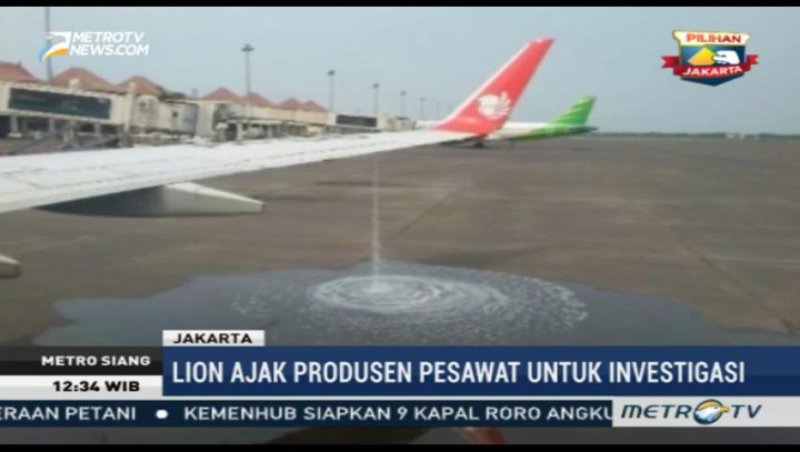 Lion Air Ajak Produsen Pesawat Investigasi Kebocoran Avtur