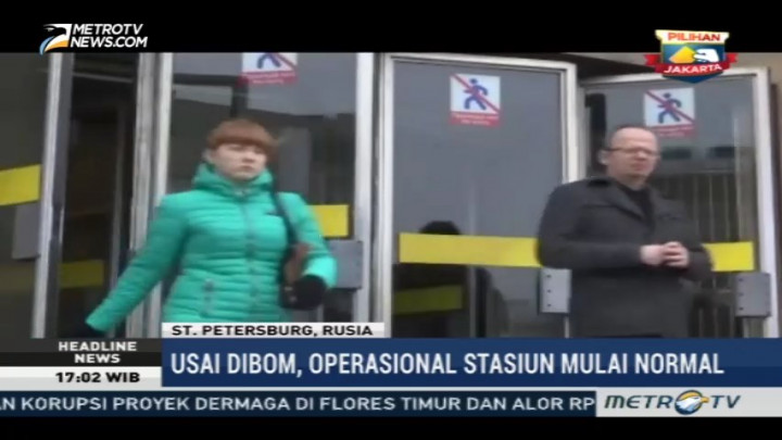 Operasional Stasiun St Petersburg Mulai Normal