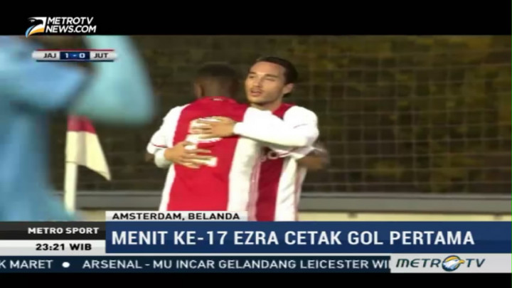 Ezra Walian Cetak Gol Kemenangan Jong Ajax