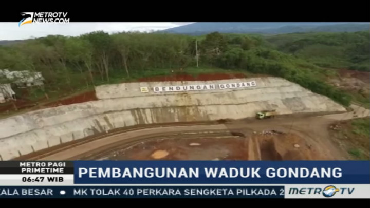 Pembangunan Waduk Gondang untuk Dukung Pertanian