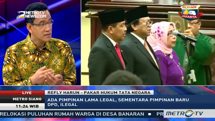 Refly Harun: Pimpinan Baru DPD RI Ilegal