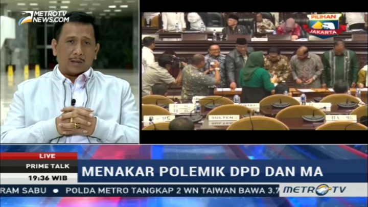 Soal Pelantikan Pimpinan Baru, DPD: MA Tak Mungkin Gegabah