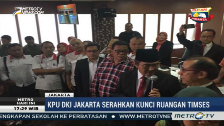 KPU DKI Beri Ruangan untuk Timses Ahok dan Anies