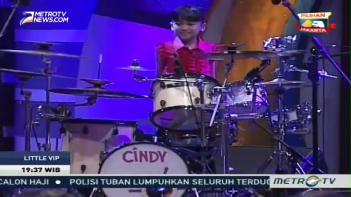 Drummer Cilik Cindy Aqeyla